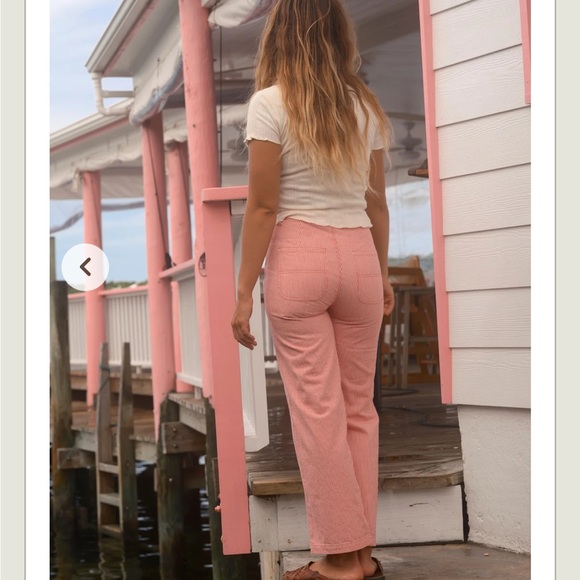 Mollusk Painter Pants pink railroad stripe - Picture 11 of 15